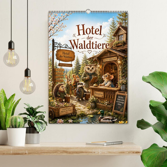 Hotel der Waldtiere (CALVENDO Wandkalender 2027)