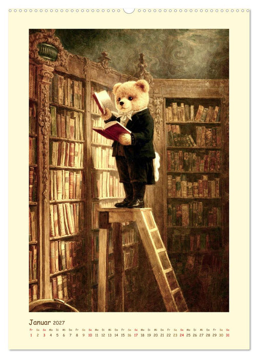 Teddy Kunstgalerie (CALVENDO Premium Wandkalender 2027)