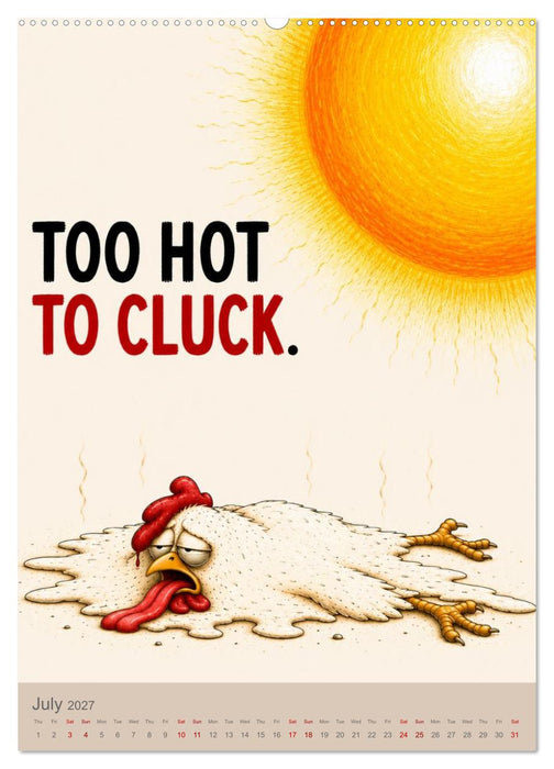 The Chicken Council Judging humanity since day one (CALVENDO Premium-Calendar 2027)