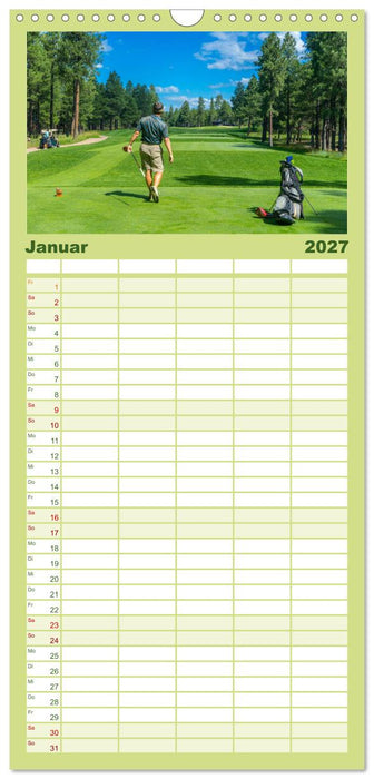 Passion Golf (CALVENDO Familienplaner 2027)