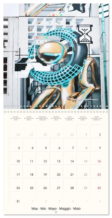Street art - Walls of Imagination (CALVENDO Monthly Calendar 2027)