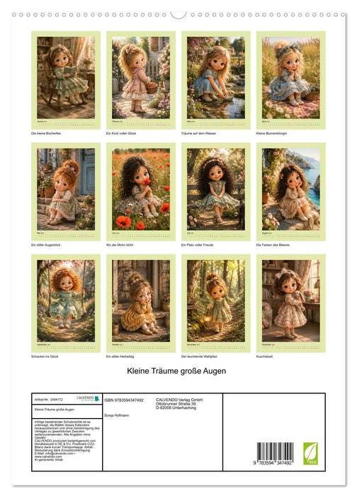 Kleine Träume große Augen (CALVENDO Premium Wandkalender 2027)