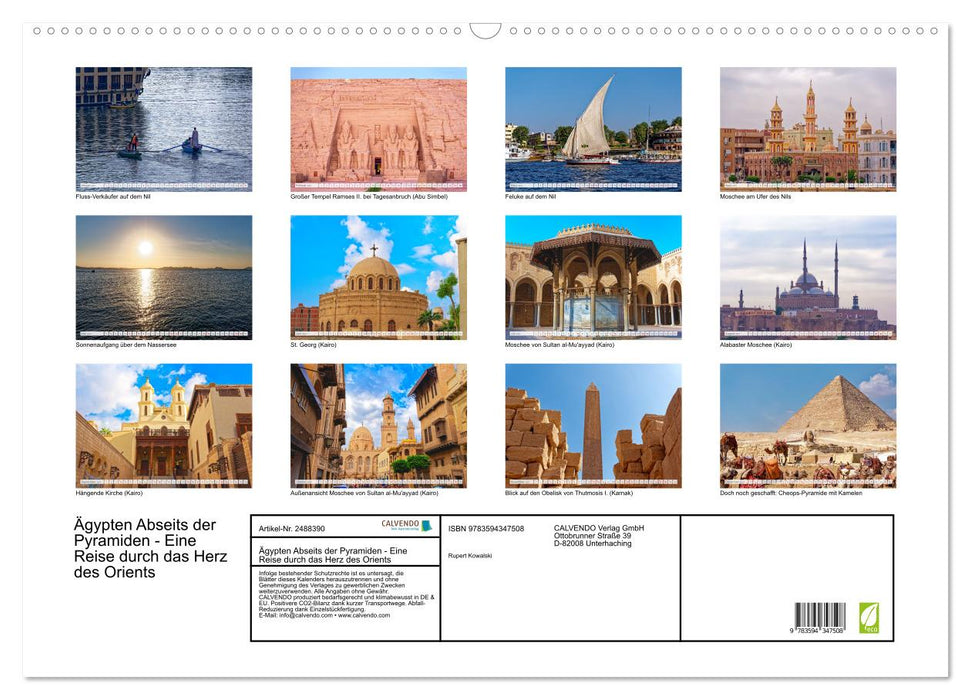 Ägypten Abseits der Pyramiden - Eine Reise durch das Herz des Orients (CALVENDO Wandkalender 2027)