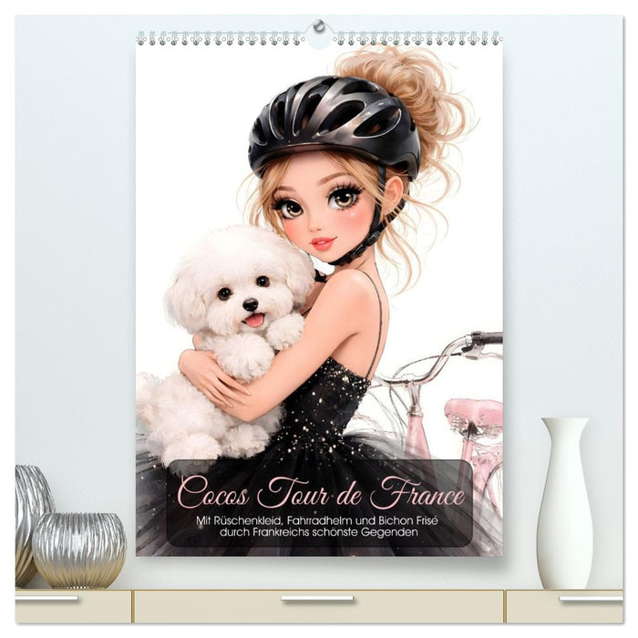 Cocos Tour de France (CALVENDO Premium Wandkalender 2027)