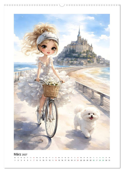 Cocos Tour de France (CALVENDO Premium Wandkalender 2027)