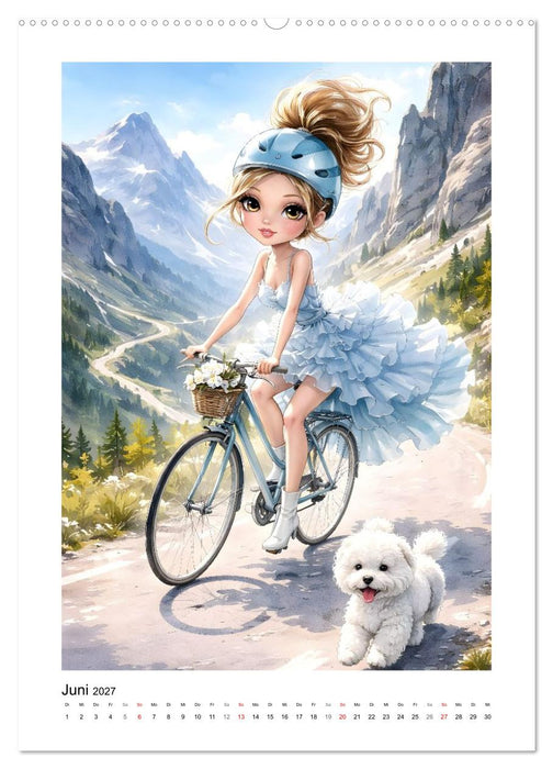 Cocos Tour de France (CALVENDO Premium Wandkalender 2027)