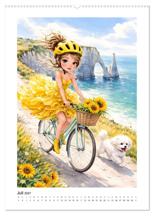 Cocos Tour de France (CALVENDO Premium Wandkalender 2027)