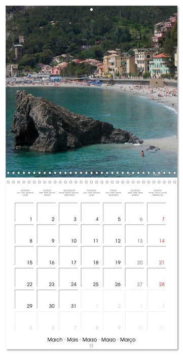 Cinque Terre - The Five Lands of Liguria (CALVENDO Monthly Calendar 2027)