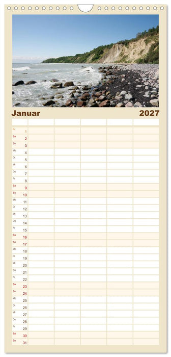 Rügen PUR (CALVENDO Familienplaner 2027)