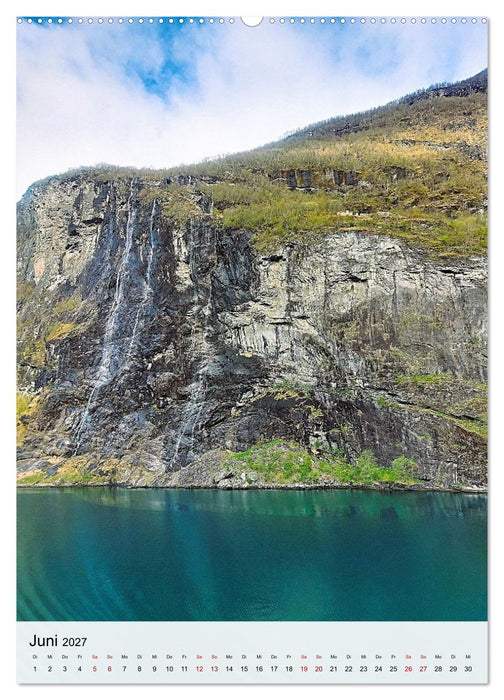 Auf Kreuzfahrt nach Südnorwegen (CALVENDO Premium Wandkalender 2027)