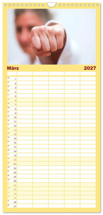Kampfsport (CALVENDO Familienplaner 2027)