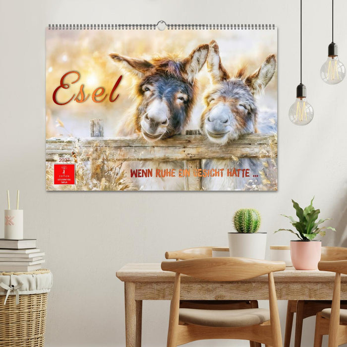 Esel - Wenn Ruhe ein Gesicht hätte (CALVENDO Wandkalender 2027)