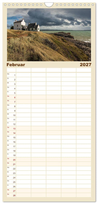 Bretagne - Bilder einer Küstenlandschaft (CALVENDO Familienplaner 2027)