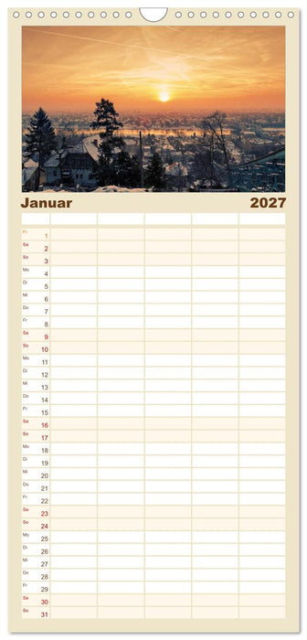 Barockstadt Dresden (CALVENDO Familienplaner 2027)