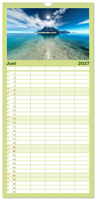Bezaubernde Landschaften (CALVENDO Familienplaner 2027)