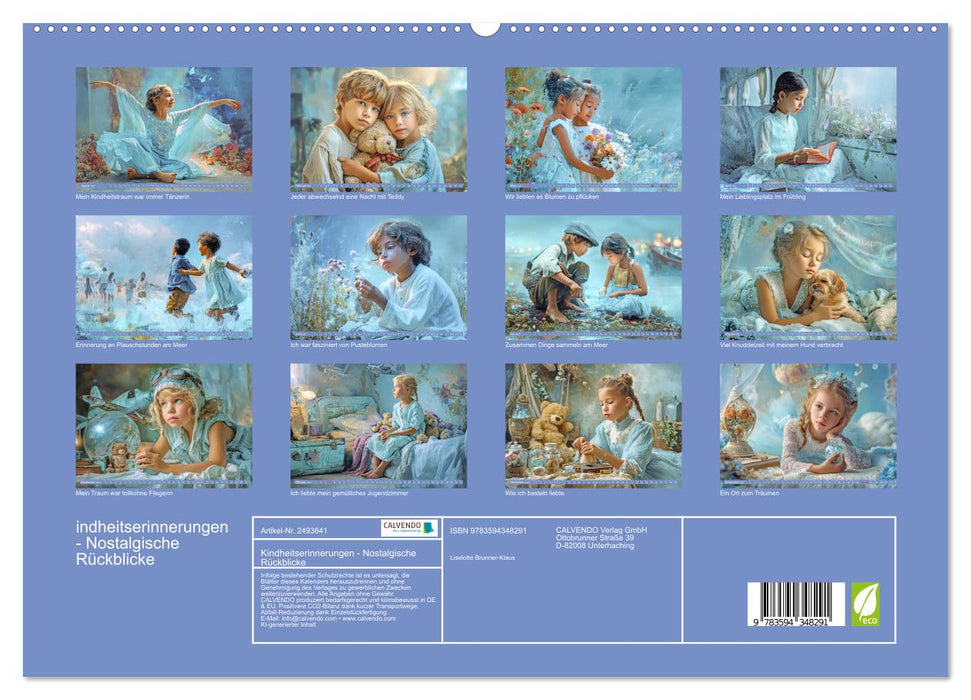 Kindheitserinnerungen - Nostalgische Rückblicke (CALVENDO Premium Wandkalender 2027)