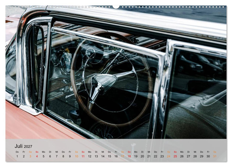 Pontiac Star Chief - Details voller Stil (CALVENDO Premium Wandkalender 2027)