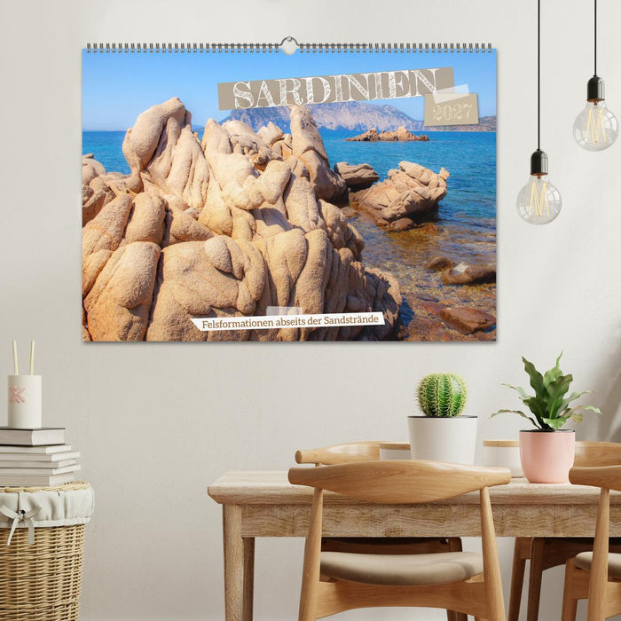 Sardinien - Felsformationen abseits der Sandstrände (CALVENDO Wandkalender 2027)
