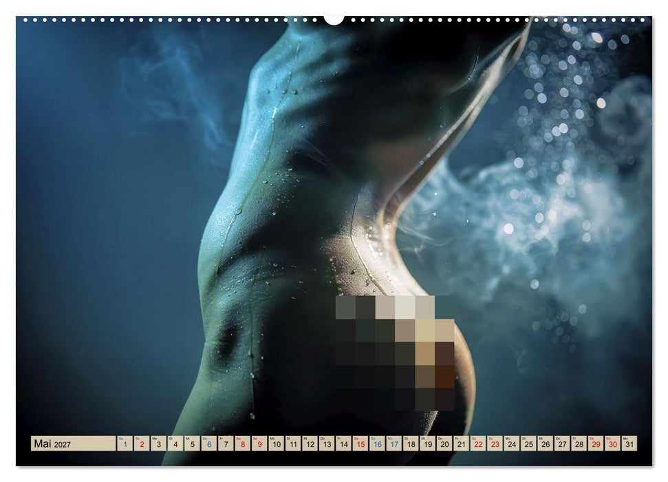 Schöne Körper im kühlen Nass - Abstrakt (CALVENDO Premium Wandkalender 2027)