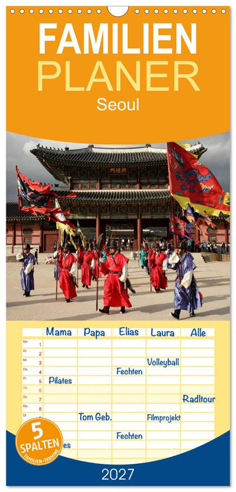 Seoul (CALVENDO Familienplaner 2027)