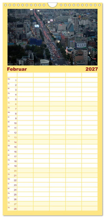 Seoul (CALVENDO Familienplaner 2027)