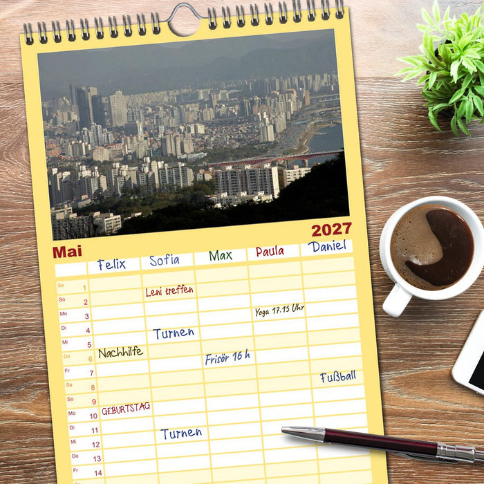 Seoul (CALVENDO Familienplaner 2027)