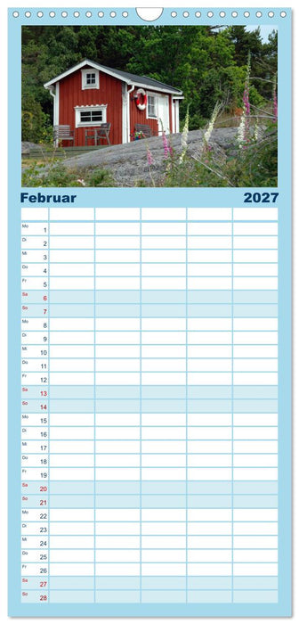 Wundervolles Schweden (CALVENDO Familienplaner 2027)