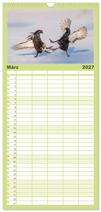 Emotionale Momente: Wild und Jagd. (CALVENDO Familienplaner 2027)