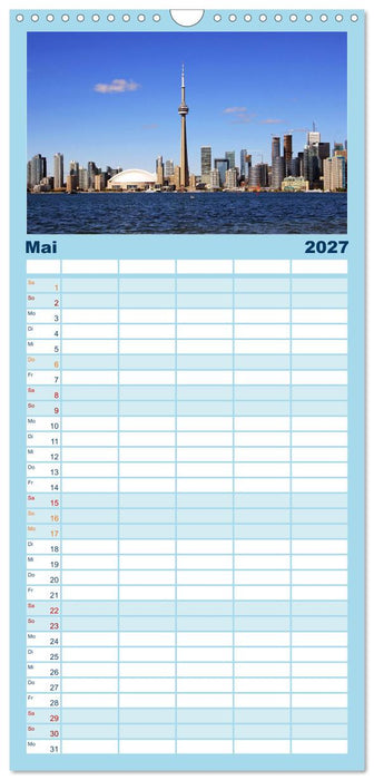 Provinzhauptstadt Toronto (CALVENDO Familienplaner 2027)