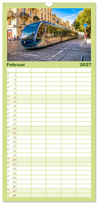 Ich fahre gern Straßenbahn (CALVENDO Familienplaner 2027)