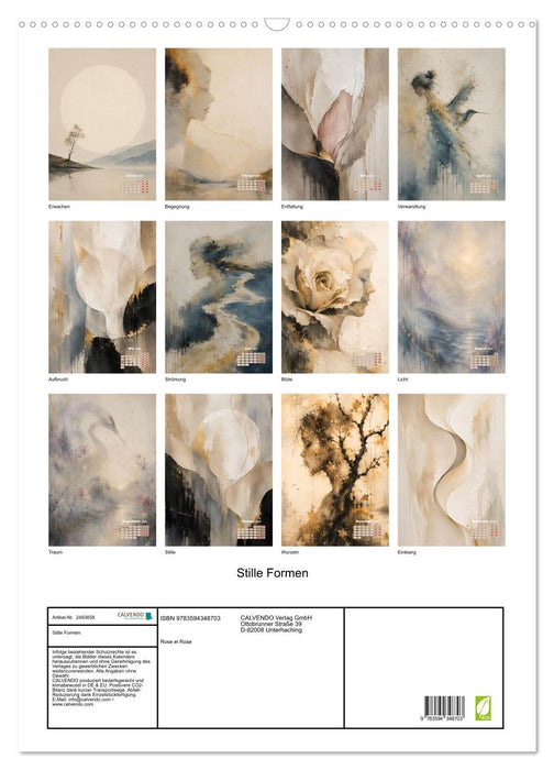 Stille Formen (CALVENDO Wandkalender 2027)
