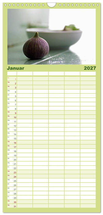 Frische Früchte (CALVENDO Familienplaner 2027)