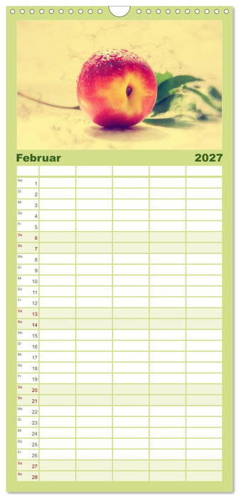 Frische Früchte (CALVENDO Familienplaner 2027)