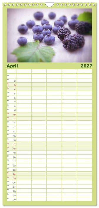 Frische Früchte (CALVENDO Familienplaner 2027)
