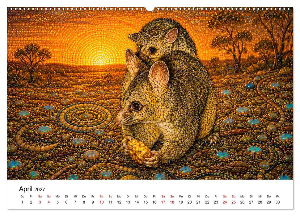 Opal - Australiens Wildtiere (CALVENDO Premium Wandkalender 2027)