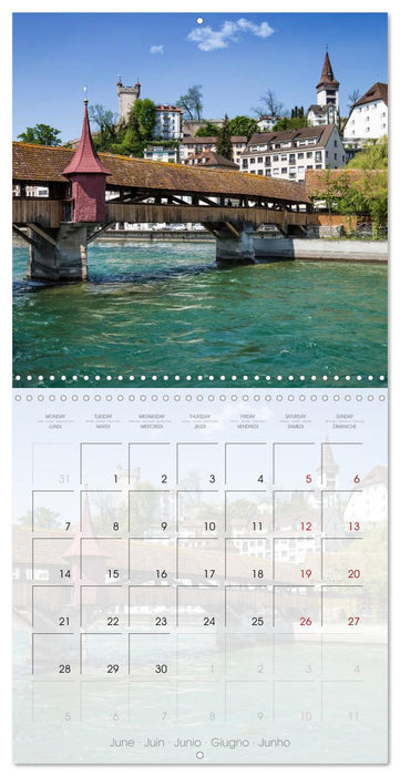 LUCERNE Lovely Switzerland (CALVENDO Monthly Calendar 2027)