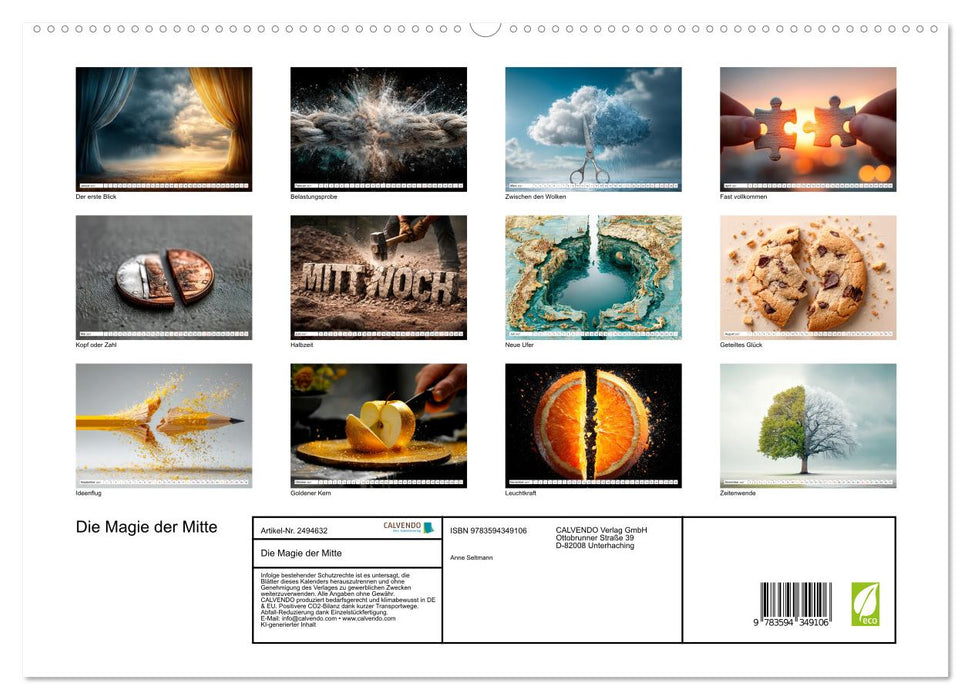Die Magie der Mitte (CALVENDO Premium Wandkalender 2027)