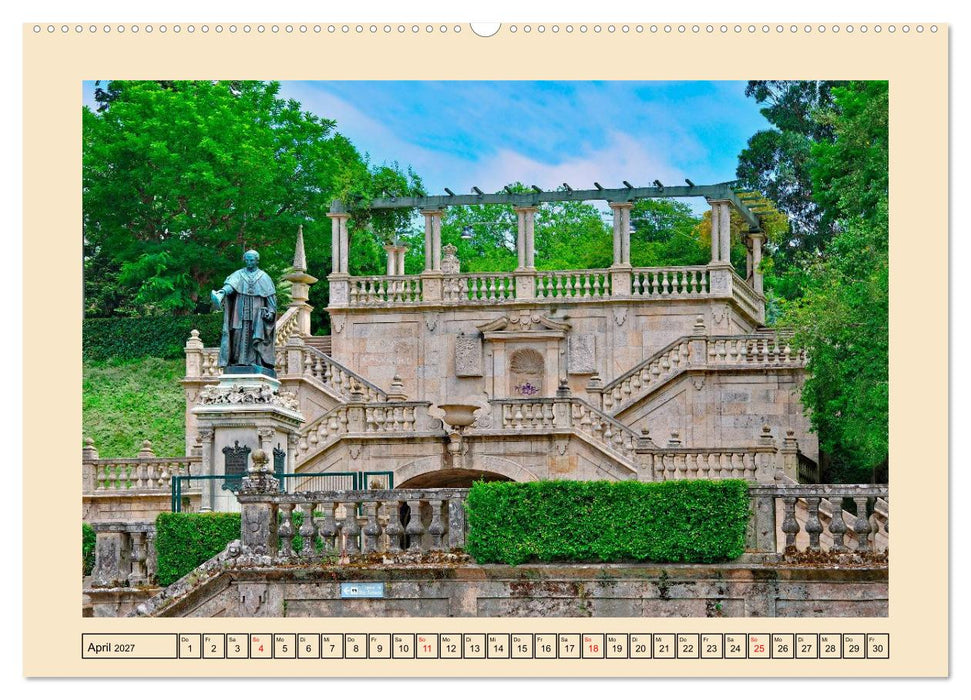 Ein Herz für Santiago de Compostela (CALVENDO Wandkalender 2027)