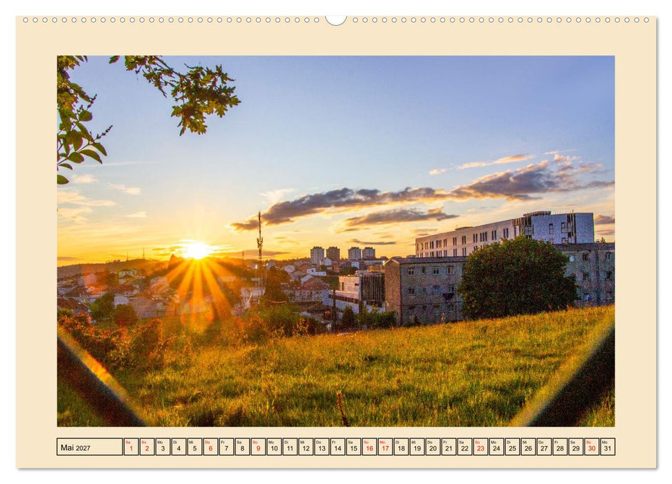 Ein Herz für Santiago de Compostela (CALVENDO Wandkalender 2027)
