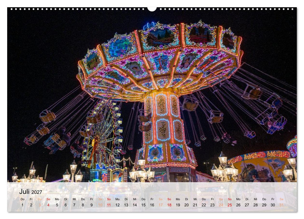 Lichterzauber auf dem Hamburger Dom (CALVENDO Premium Wandkalender 2027)