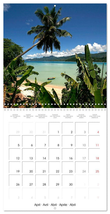 dream beaches - Seychelles (CALVENDO Monthly Calendar 2027)