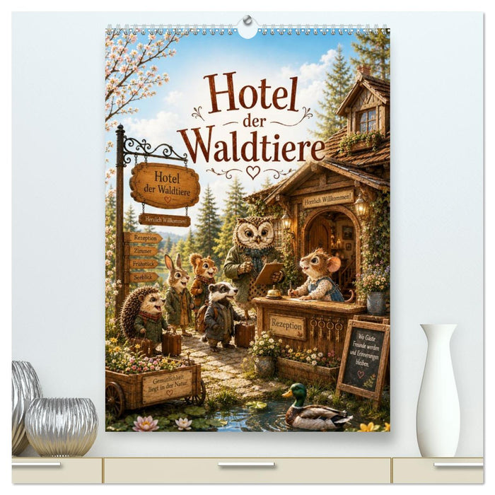 Hotel der Waldtiere (CALVENDO Premium Wandkalender 2027)