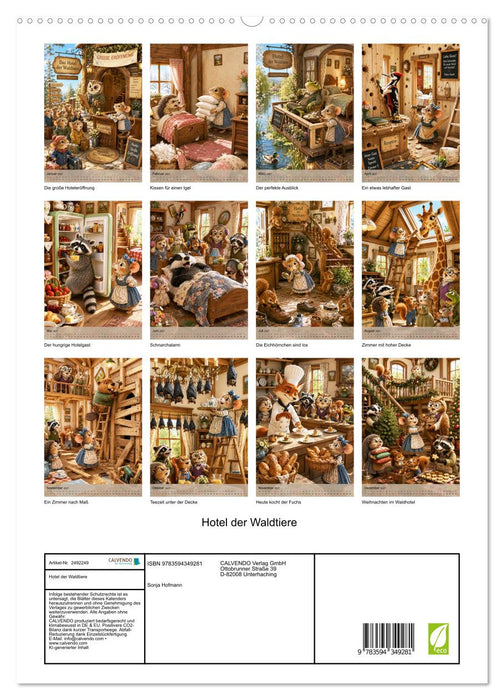 Hotel der Waldtiere (CALVENDO Premium Wandkalender 2027)