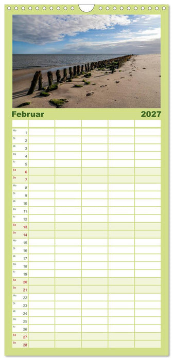 Sylt - Bilder einer Insel (CALVENDO Familienplaner 2027)