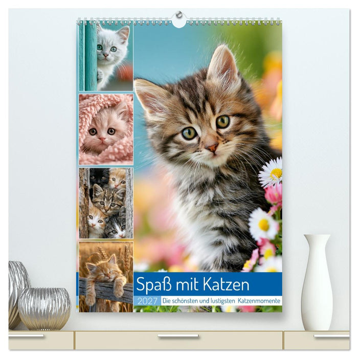 Spaß mit Katzen (CALVENDO Premium Wandkalender 2027)