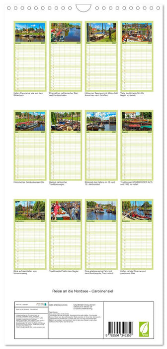 Reise an die Nordsee - Carolinensiel (CALVENDO Familienplaner 2027)