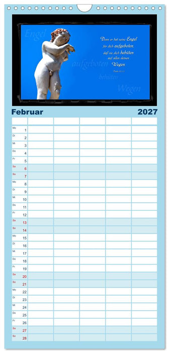 Monat für Monat ein Bibelvers (CALVENDO Familienplaner 2027)