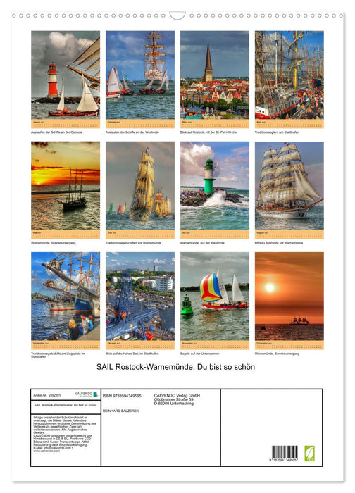 SAIL Rostock-Warnemünde. Du bist so schön (CALVENDO Wandkalender 2027)