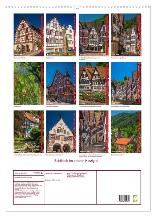 Schiltach im oberen Kinzigtal (CALVENDO Wandkalender 2027)