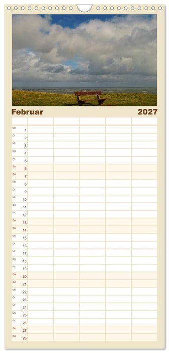 Helgoland und die Düne (CALVENDO Familienplaner 2027)